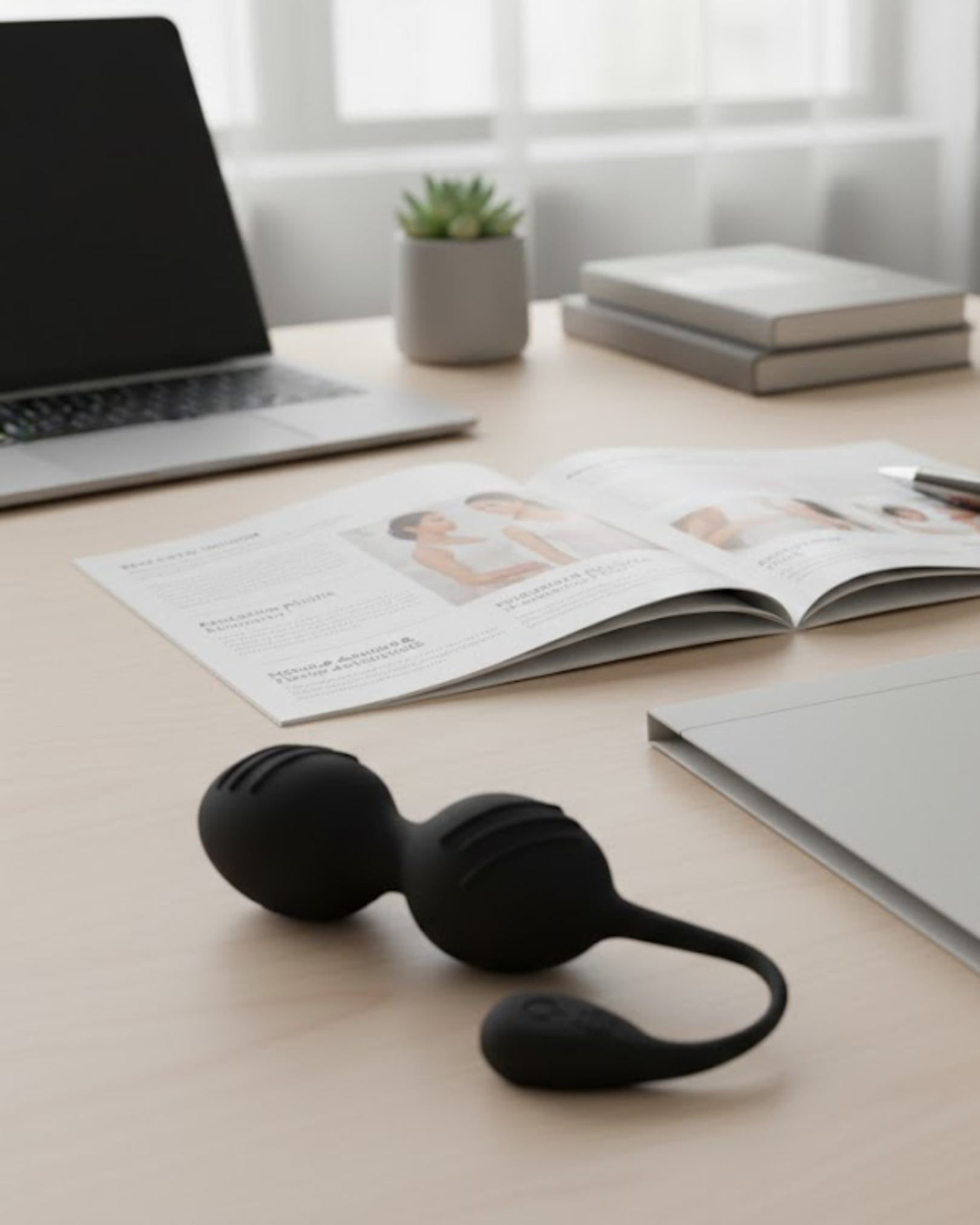 Bolas Kegel Vibratórias Preto - Rithual Nisha