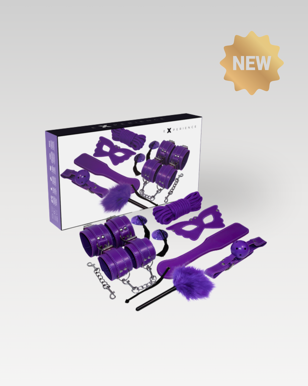 Kit Bdsm Roxo - EXPERIENCE