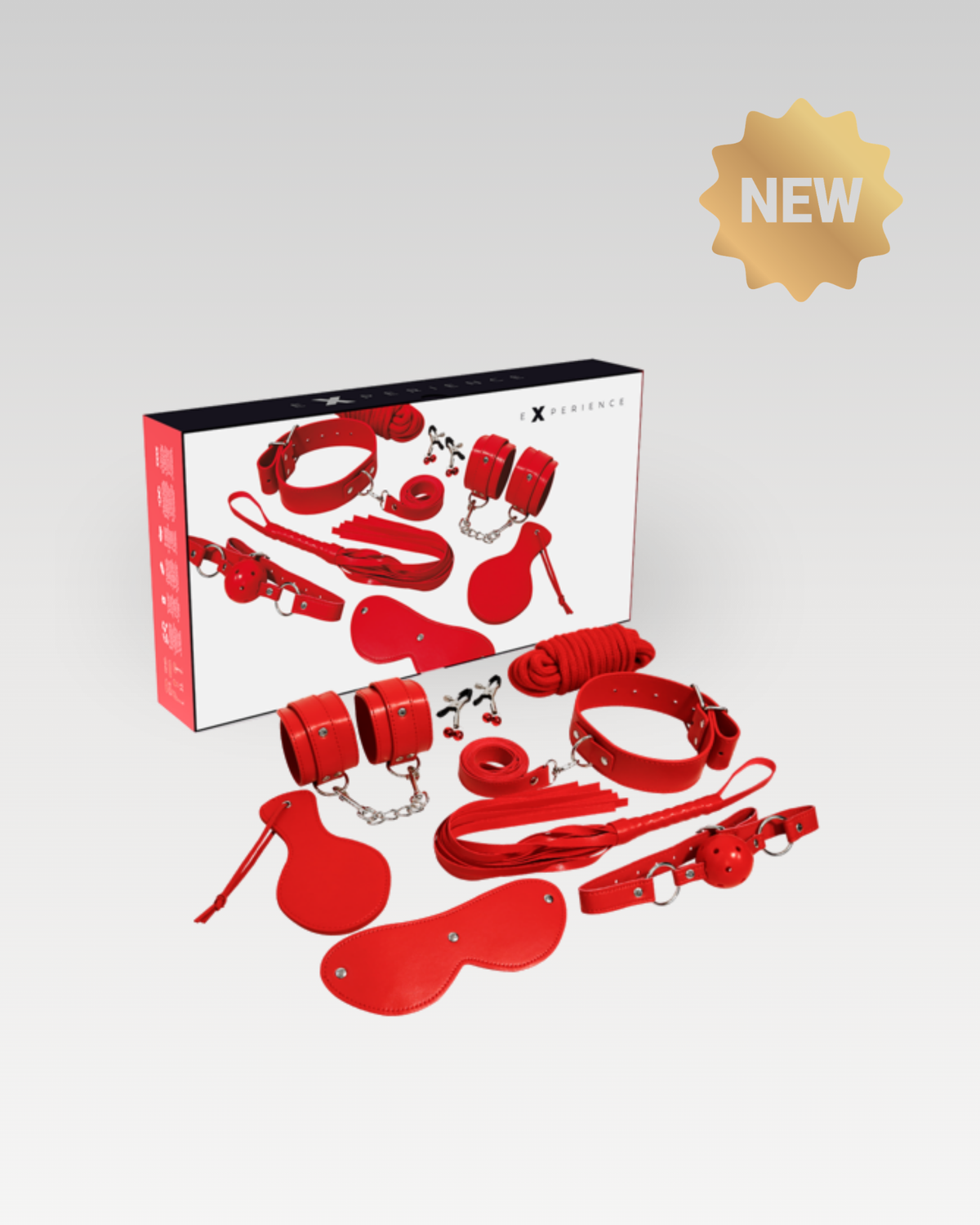 Kit Bdsm Vermelho - EXPERIENCE