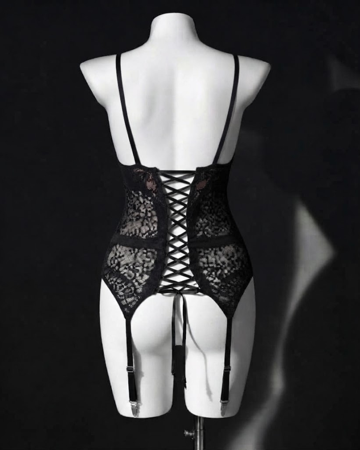 Corset Yaskana Preto - OBSESSIVE