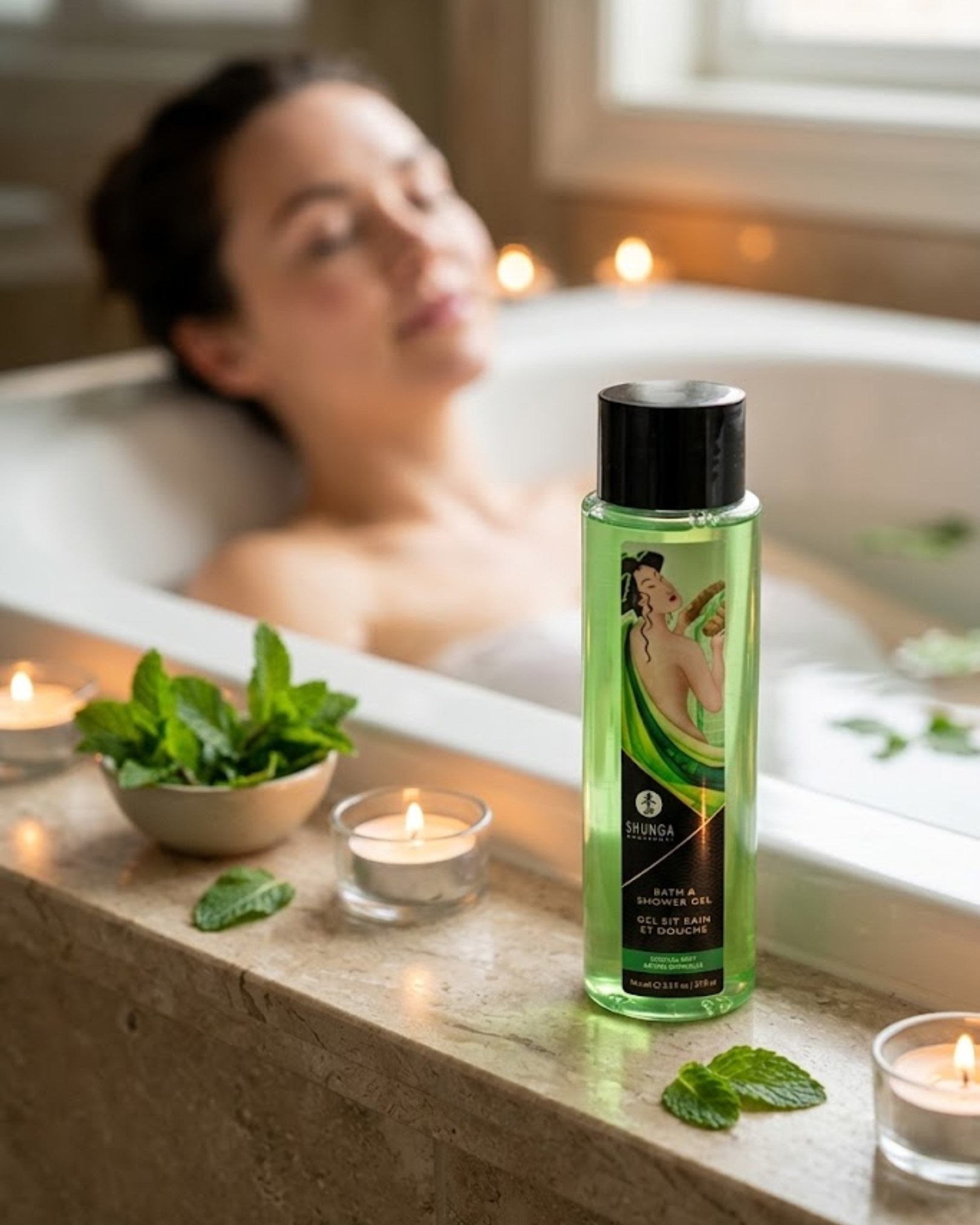 Gel de Banho de Hortelã - Shunga