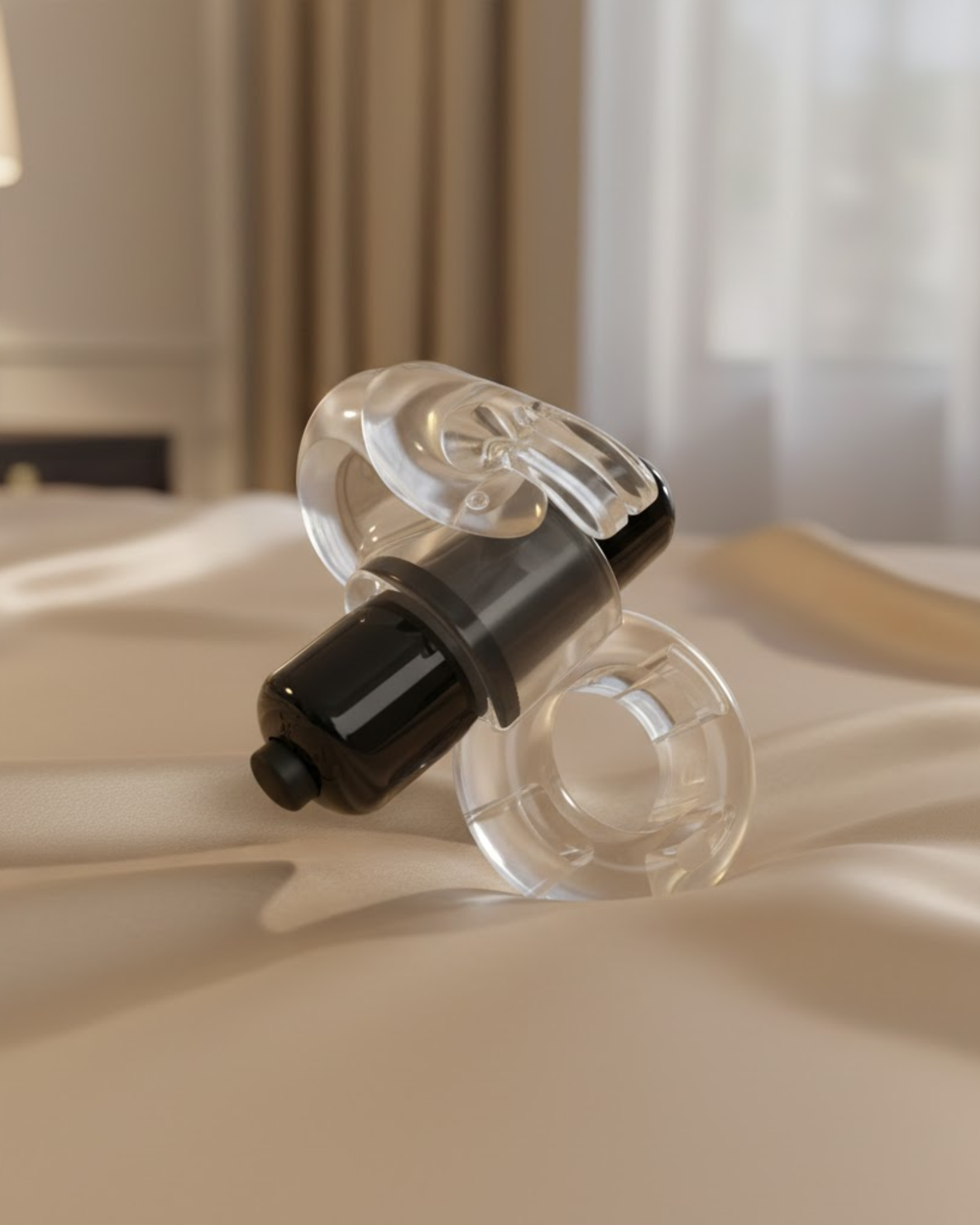 Anel Vibrador Transparente - Intense