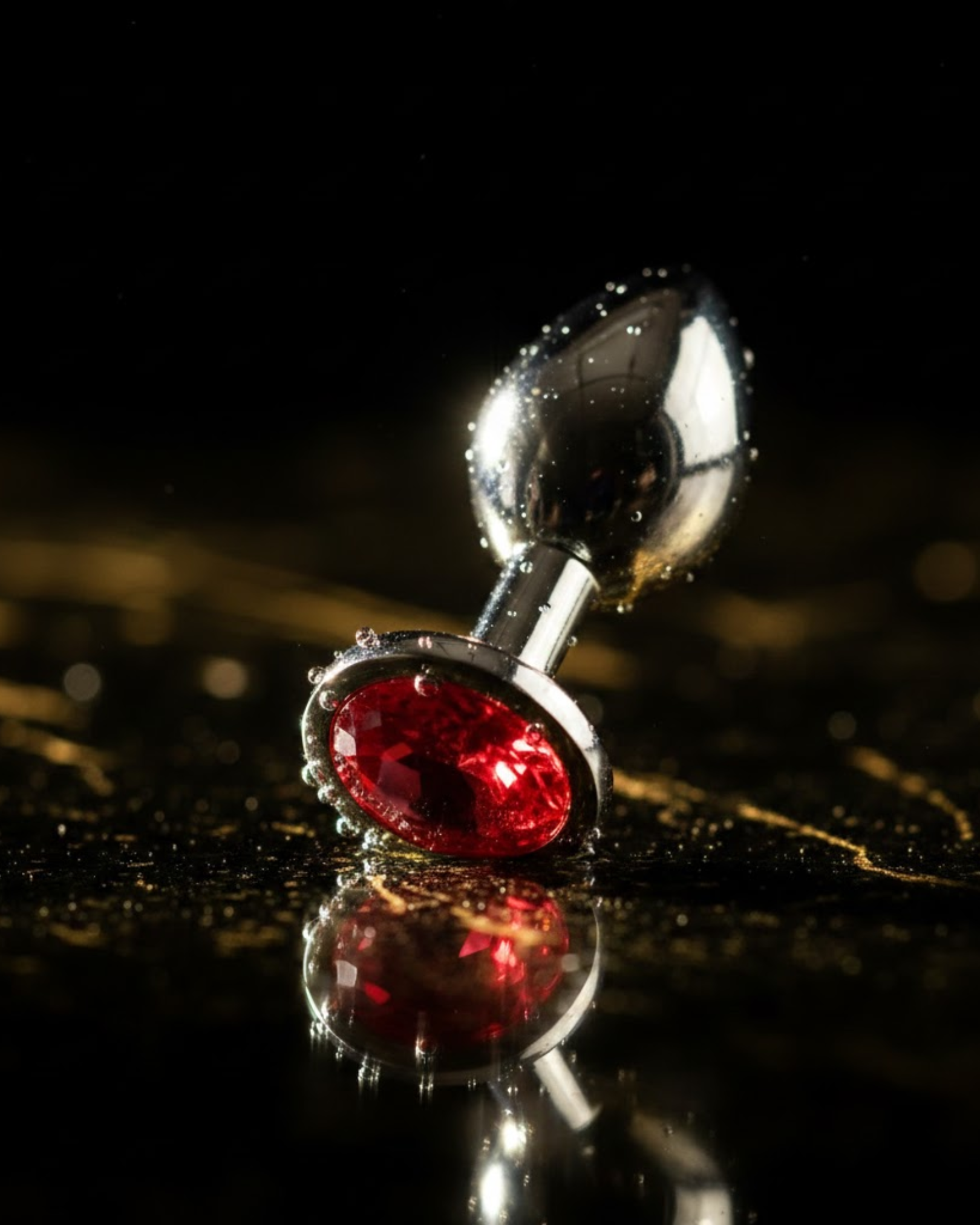 Plug Anal Vermelho - Intense
