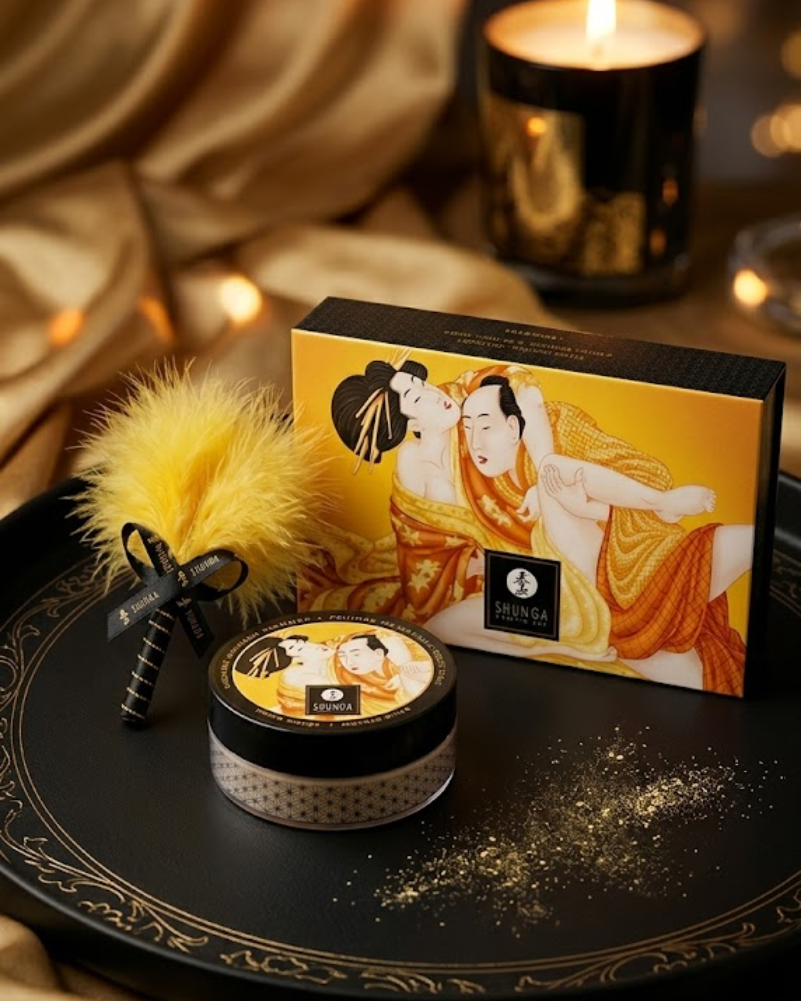 Kit de Pó de Massagem Comestível Manga – Shunga